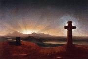 Cross at Sunset Thomas Cole